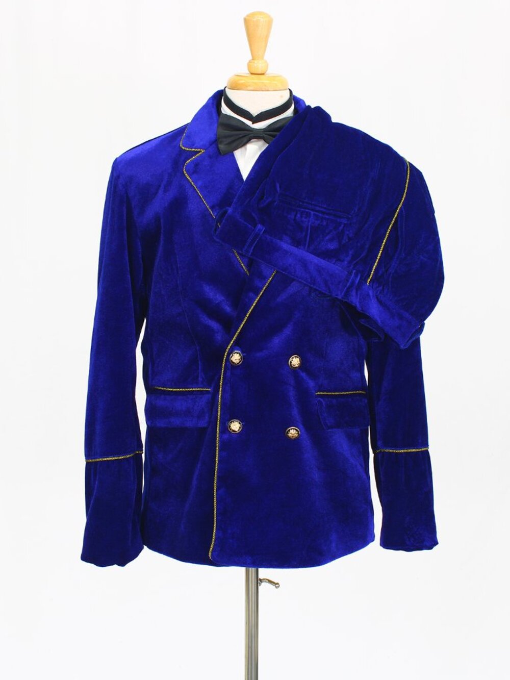 Fitshop 40R 38x31 Blue Full Suit Double-Breasted Solid R676